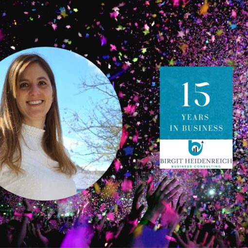 15 Years Business Aniversary Birgit Heidenreich